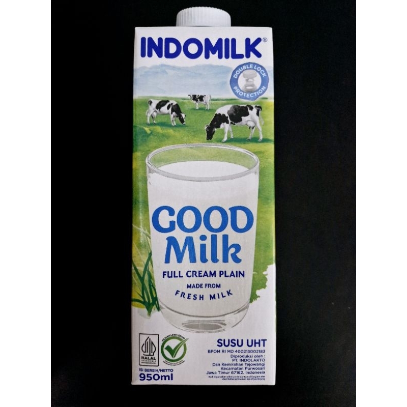 

Indomilk Full cream 950ml / Oat daily barista 1000ml