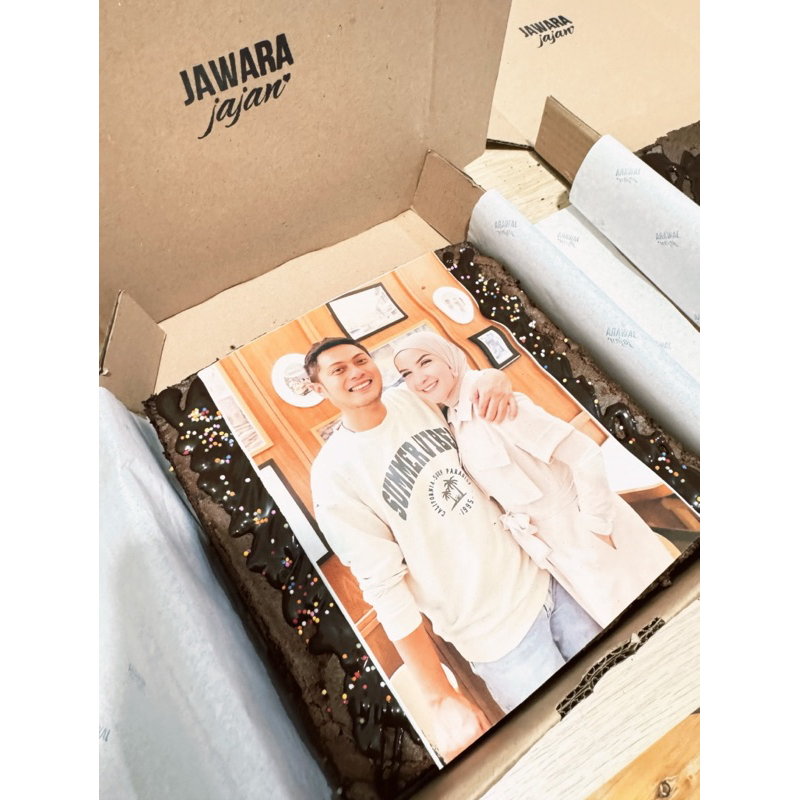

Edible image Hampers brownies