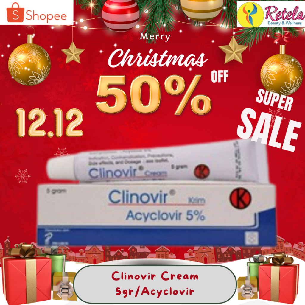 Clinovir Cream 5gr/Acyclovir