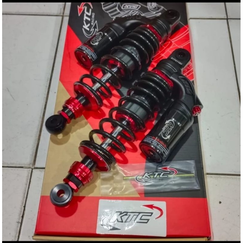 SHOCK BREAKER KTC TIPE NEW EVO 2022 YAMAHA JUPITER UKURAN 280 MM BLACK RED