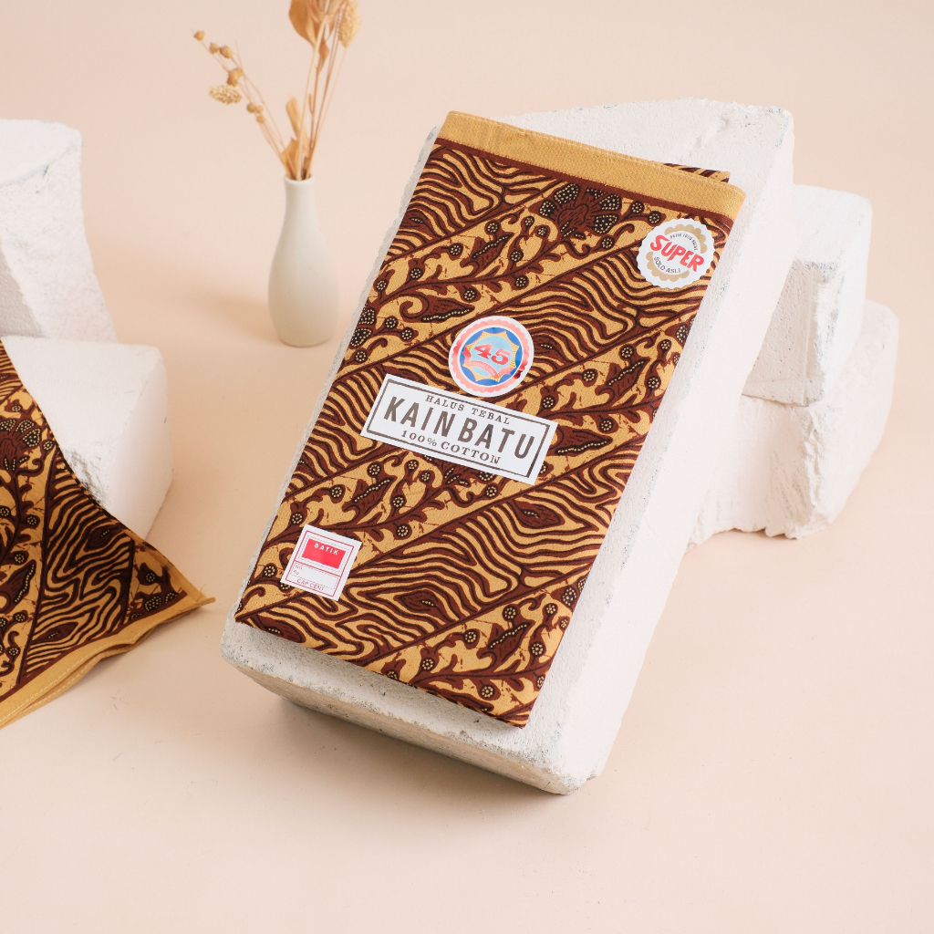 Kain batik 45 - jarik jawa asli - kain batik panjang - samping panjang tebal
