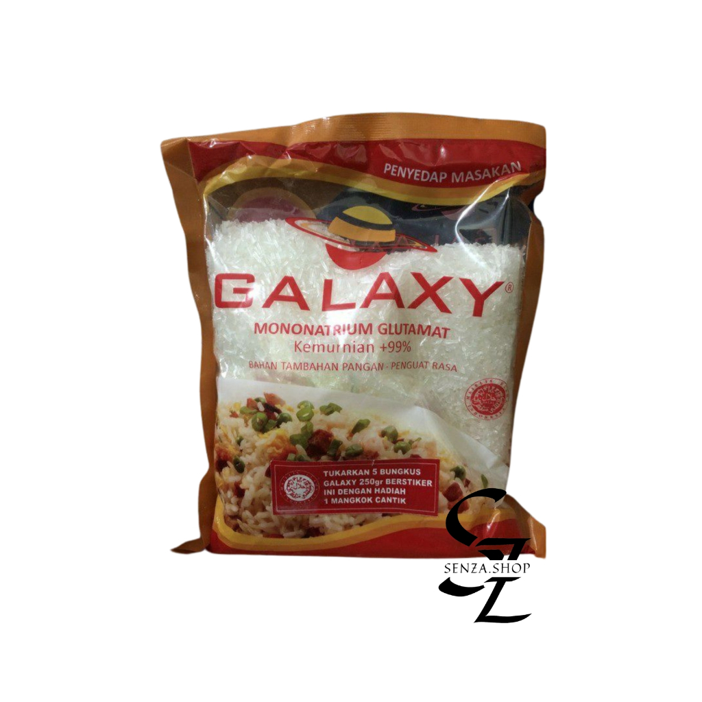 

GALAXY Pure Monosodium Glutamate | MSG | Micin Murni | Vetsin GALAXY 250 gram | Penguat Rasa