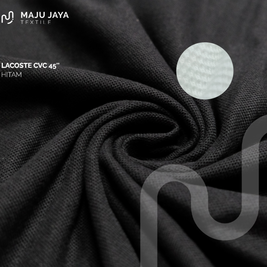 MAJU JAYA TEXTILE - Kain Lacoste CVC 20s 45" / Bahan Kaos Kerah Lacoste Chief Value Cotton 20s 45" -