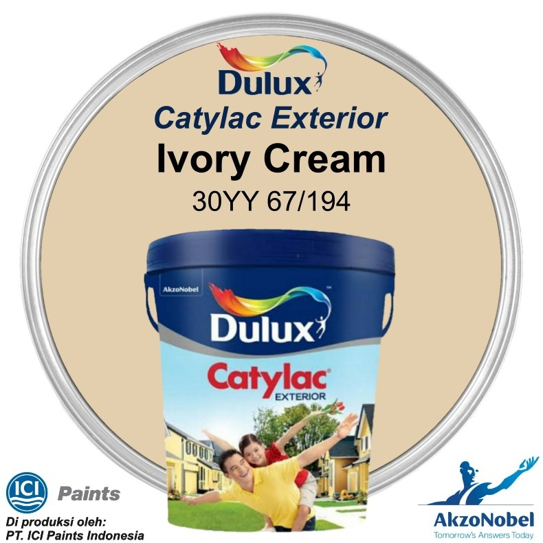 CAT DULUX CATYLAC EXTERIOR 5 KG - IVORY CREAM 30YY 67/194