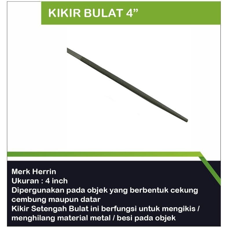 Kikir Bulat Herrin 4 inch /Kikir bulat/Kikir herrin
