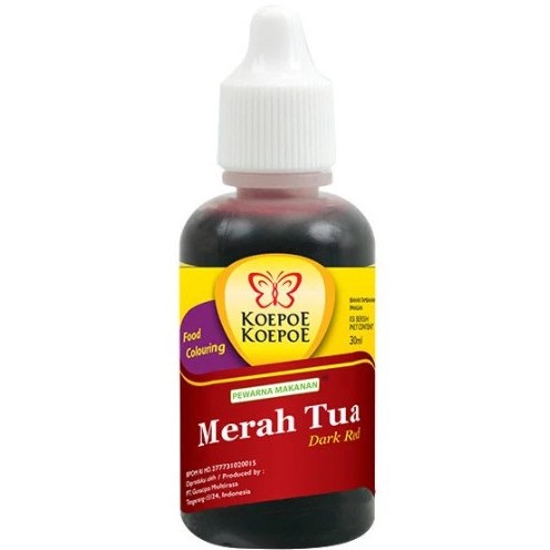 

Koepoe Koepoe Pewarna Makanan Merah Tua 25ml