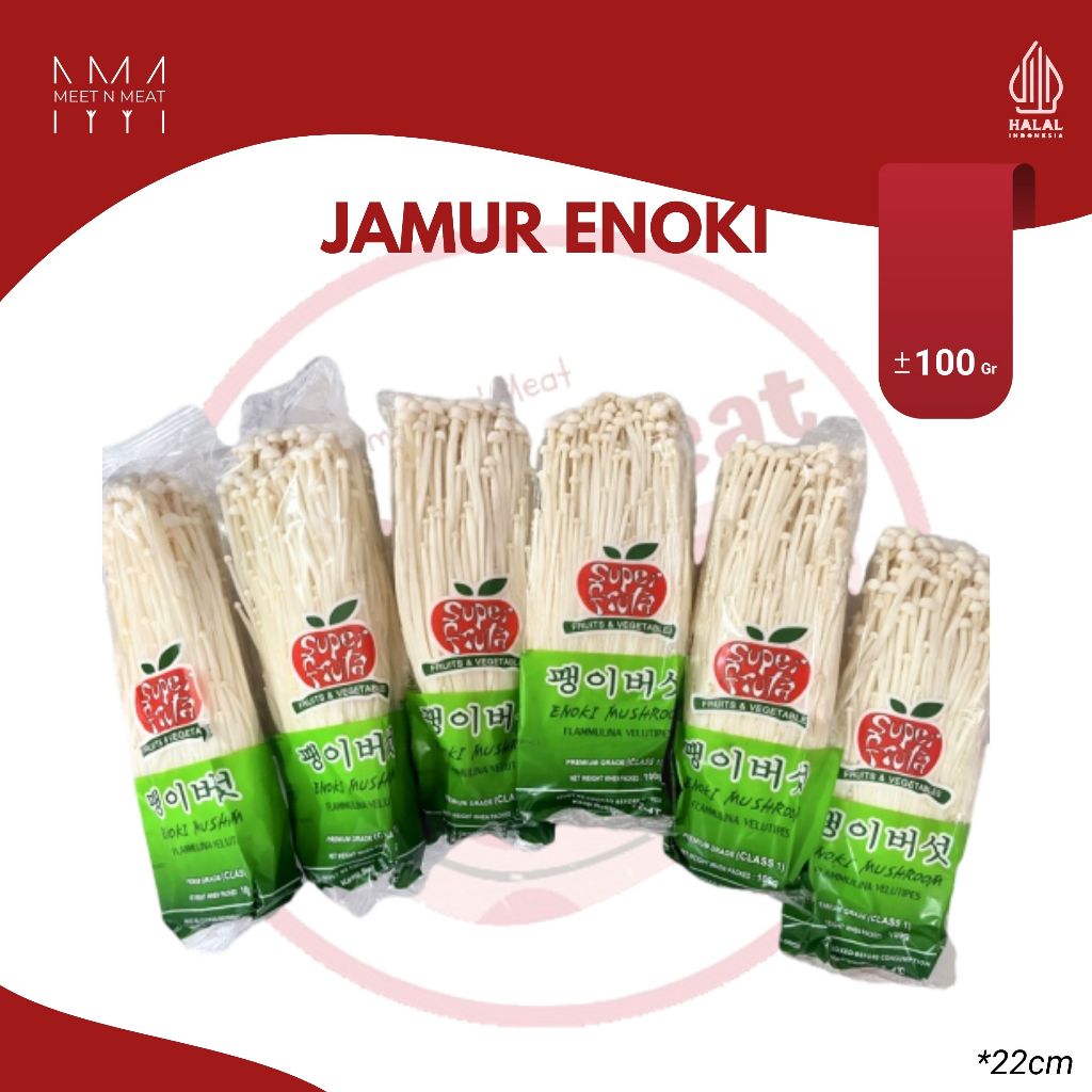 

Jamur Enoki Premium 100gr