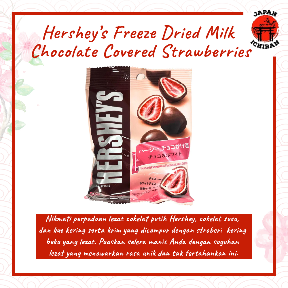 

Hershey’s Freeze Dried Milk Chocolate Covered Strawberries Original Japan