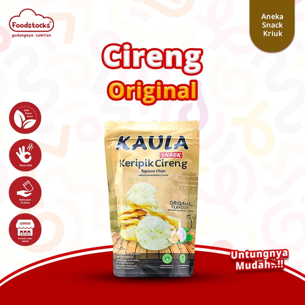 

Keripik Cireng Original Kaula Snack Tanpa Pengawet