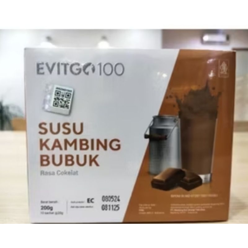 

Evitgo 100 susu bubuk etawa rasa coklat(isi 10 sachet)