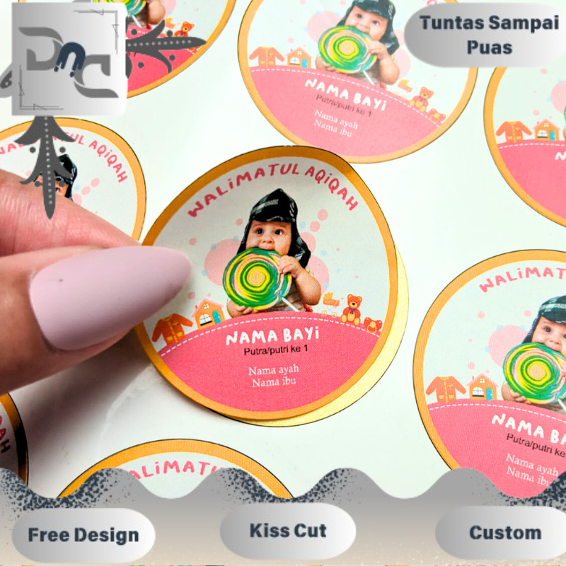 

Stiker Dnd Label Bulat Aqiqah Sticker Bulat Aqikah Stiker Akikah Anak