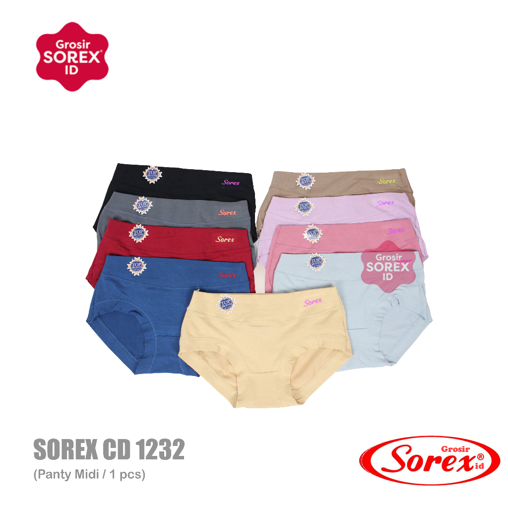 Celana Dalam Katun Sorex 1232 Soft Comford Wanita Grosir