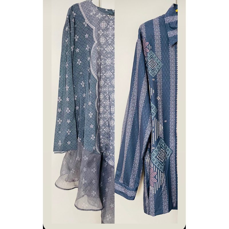 Wearing Klamby Tunik Preloved dan Kemeja New Original