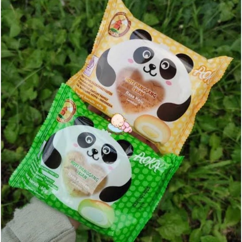 

AOKA PANDA / Roti Panggang Isi Super lembut per 5 pcs