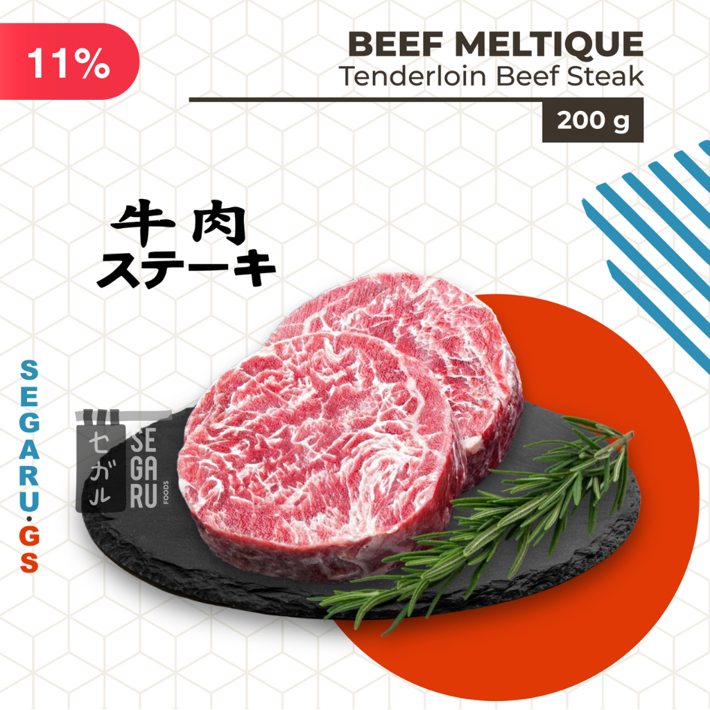 

Tenderloin Meltique Beef Steak | Daging Sapi Tenderloin Meltik