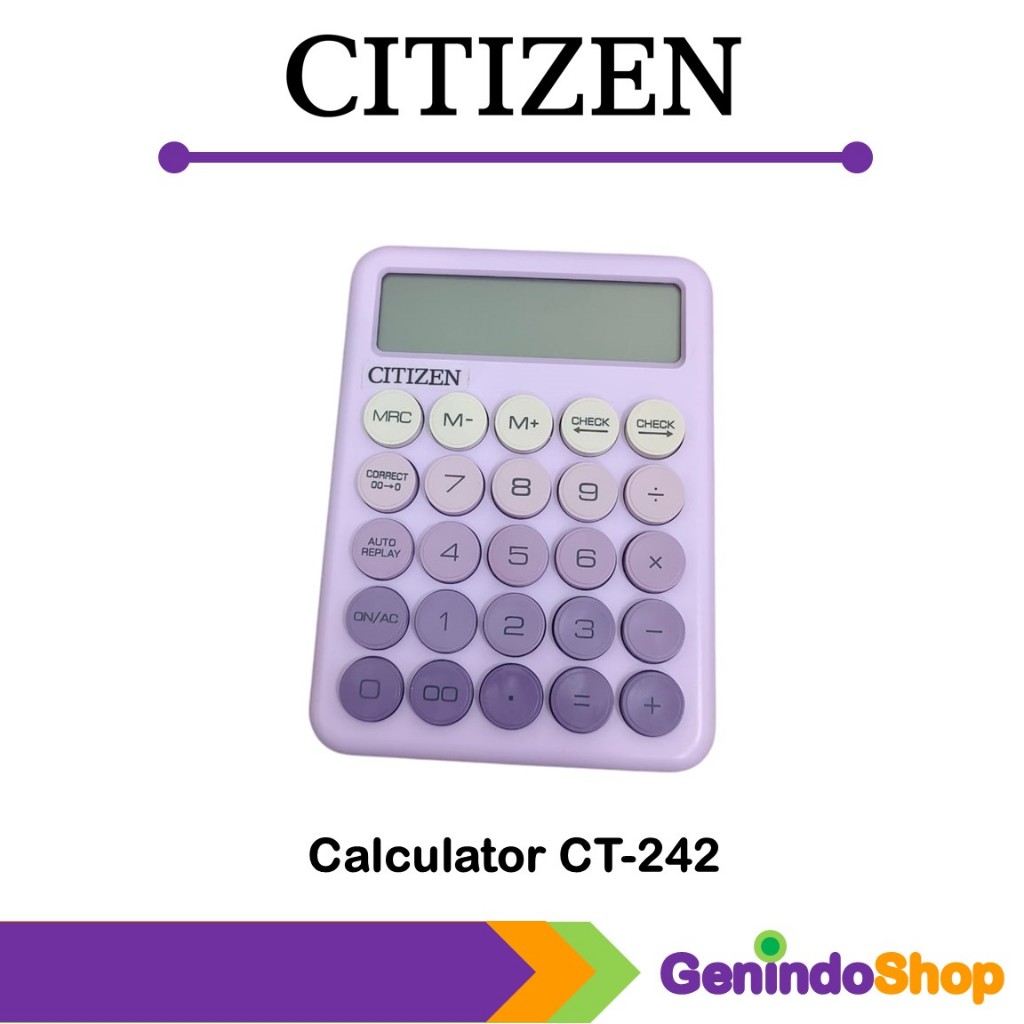 

Kalkulator / Calculator Citizen CT-242