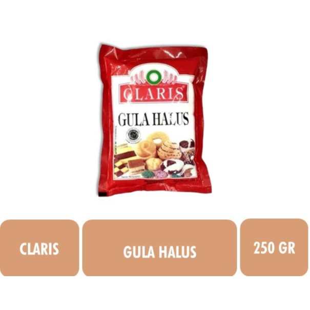 

Claris Gula Halus / Gula Tepung 250gr HALAL