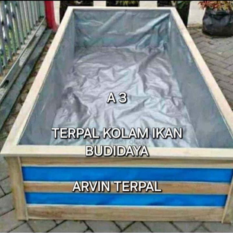 Terpal Kolam Ikan A3 300x200x50 / Kolam Terpal Budidaya