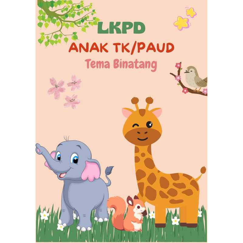 LKPD Anak TK/PAUD Tema Binatang