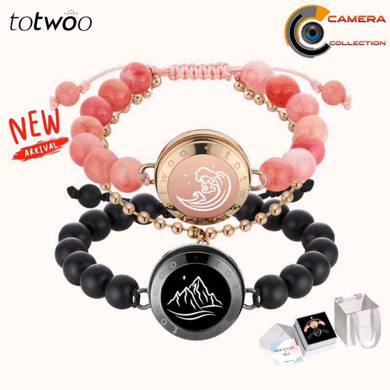 TOTWOO Mountain & Sea Smart Couple Bracelets / Gelang Sentuh Getar Dan Lampu Nyala untuk Pasangan Ja