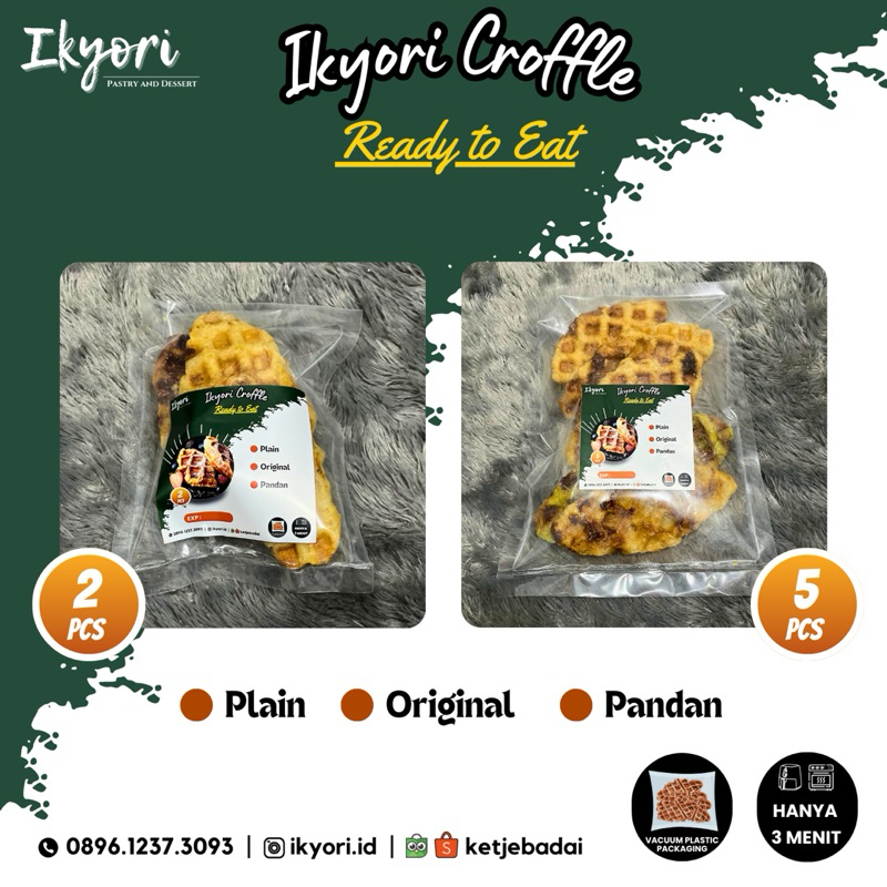 

Ikyori Frozen Food Pastry Croffle Croissant Waffle Premium / Waffle Croffle Ready to Eat Hampers Birthday Ulang Tahun Natal Tahun Baru Christmas Chinese New Year Imlek Sincia Lebaran Idul Fitri Croffle Waffle Danish Chocolate Tiramisu Cappucino Matcha