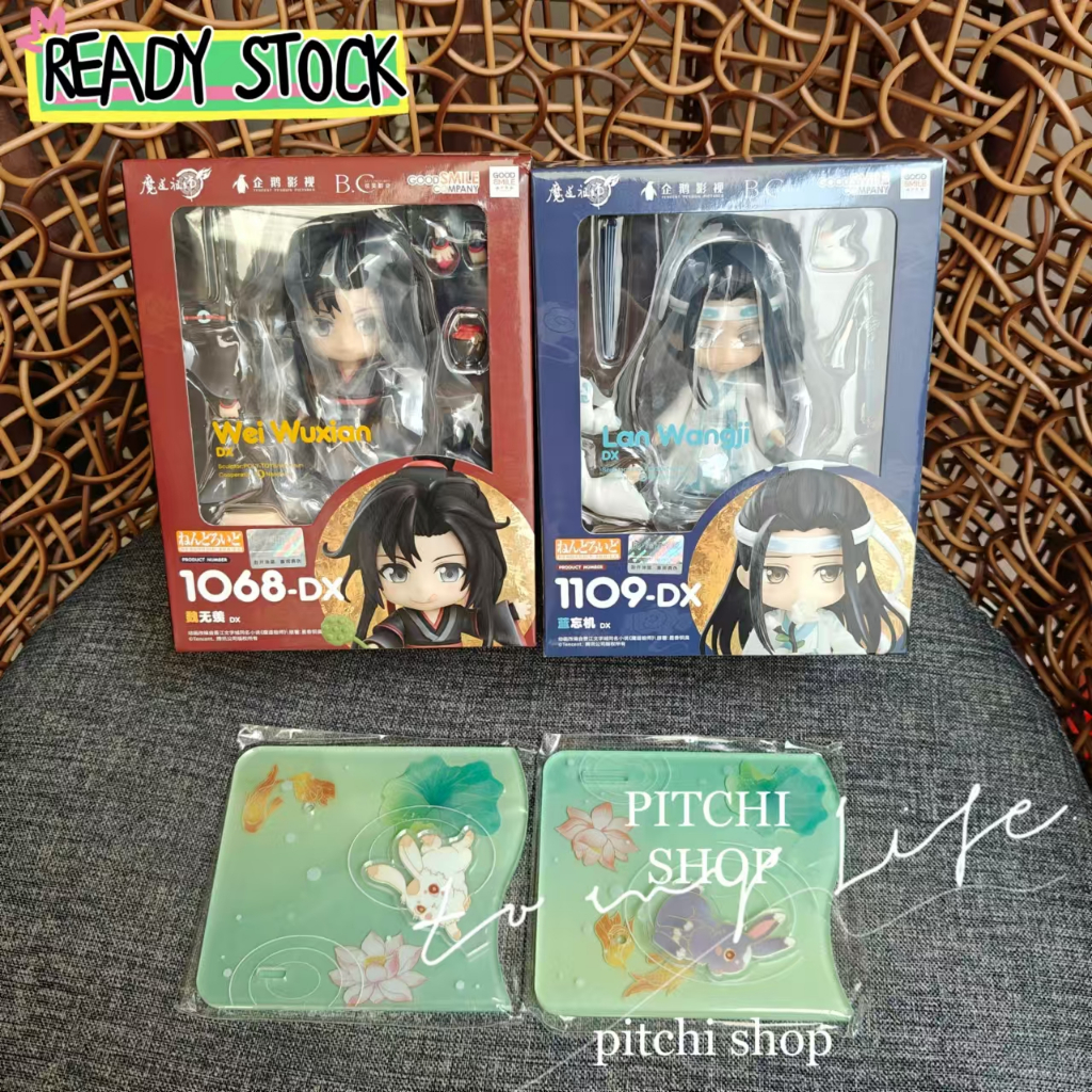 [READY STOCK] Nendoroid MDZS Mo Dao Zu Shi Wei Wuxian 1068-DX Lan Wangji 1109-DX Ori GSC + Bonus