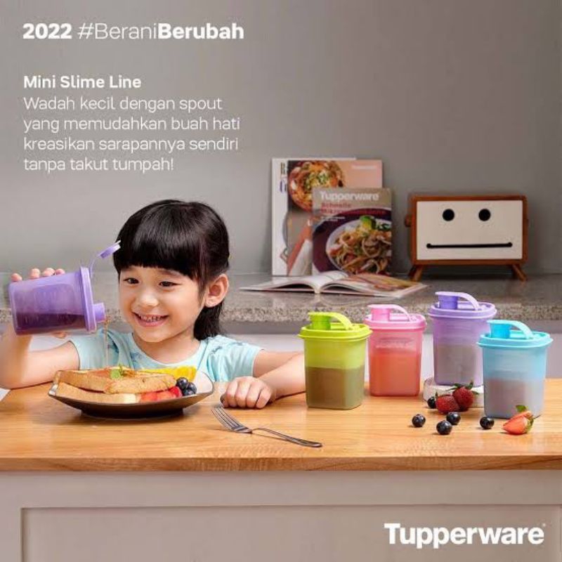TUPPERWARE MINI SLIM LINE 350ML(4PC)