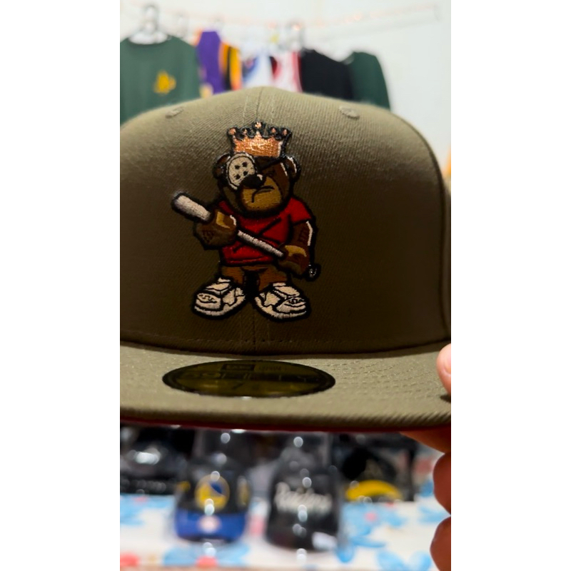 New Era X Justfitteds Berlin Bear Moss 7 3/8