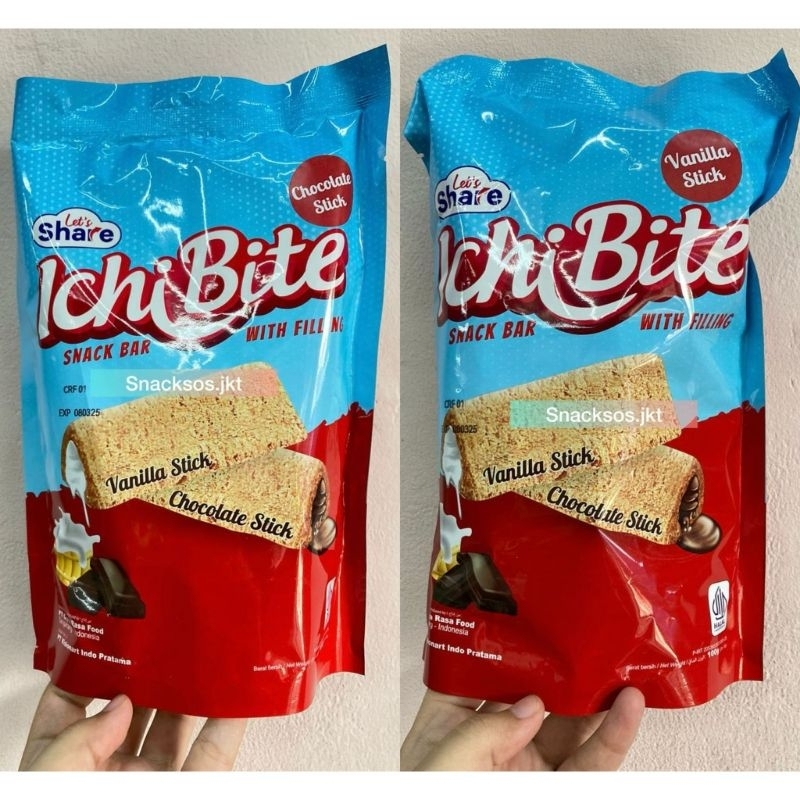 

ICHIBITE SNACK BAR VANILLA STICK// CHOCOLATE STICK-ICHI BITE