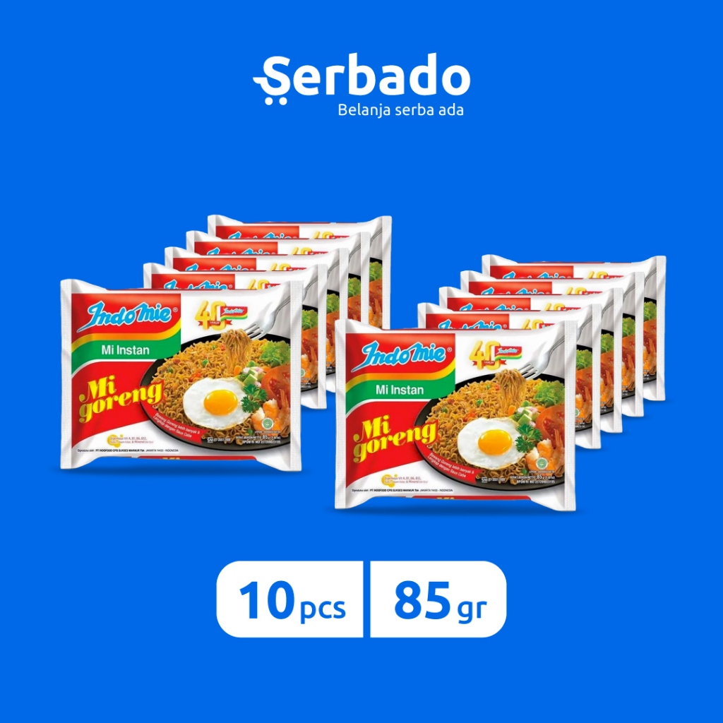 

Indomie Goreng Spesial 85gr (Isi 10 pcs)