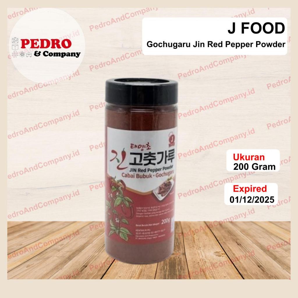 

J food GOCHUGARU JIN Red Pepper POWDER 200 gram cabai bubuk