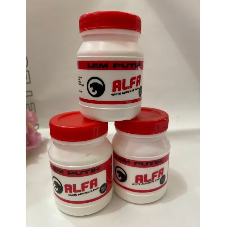 

LEM PUTIH ALFA White Adhesive PVC 150g