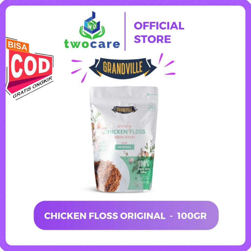 

Grandville Abon AYAM Crunchy Single Pack Original 100gr