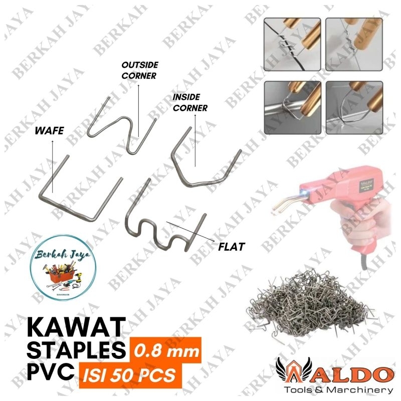 KAWAT STAPLES PVC / Alat isi Solder Staplwer PVC ALDO / Reffil Kawat Staples Untuk Mesin Solder PVC 