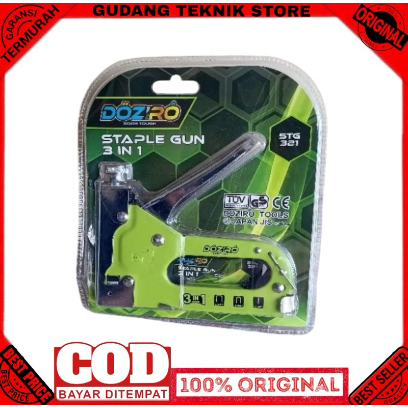 

DOZIRO STAPLES TEMBAK 3 IN 1 TACKER STAPLES STAPLES PEREKAT POWERFULL STAPLES TEMBAK
