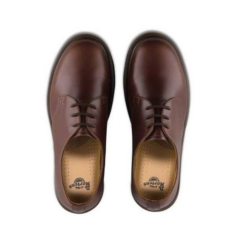 Dr. Martens 1461 PW Analine Dark Brown Brun Fonce
