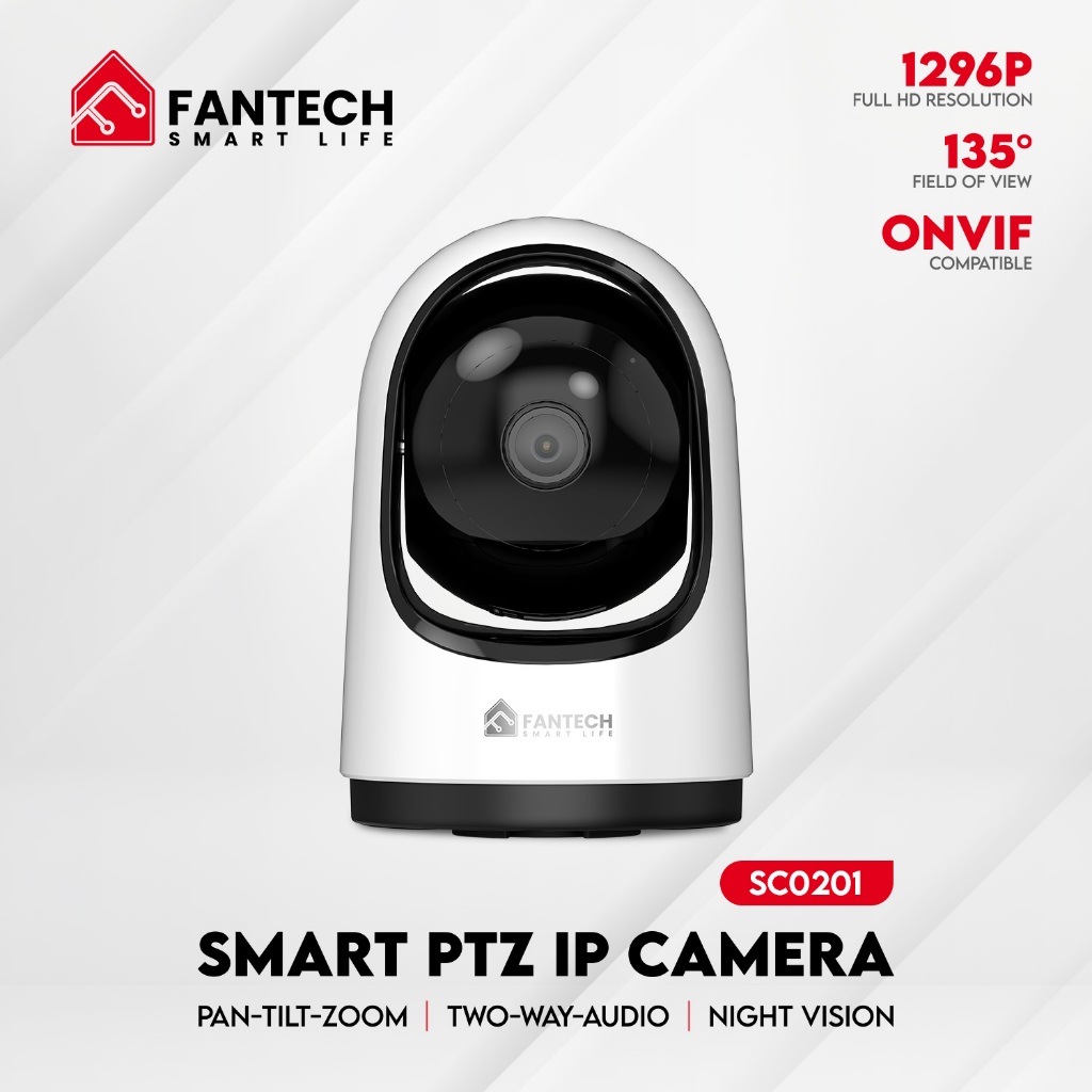 Fantech Smart Life Smart Life IP Camera PTZ Smart Life IP Camera PTZ CCTV SC0201 WiFi IoT Home Autom