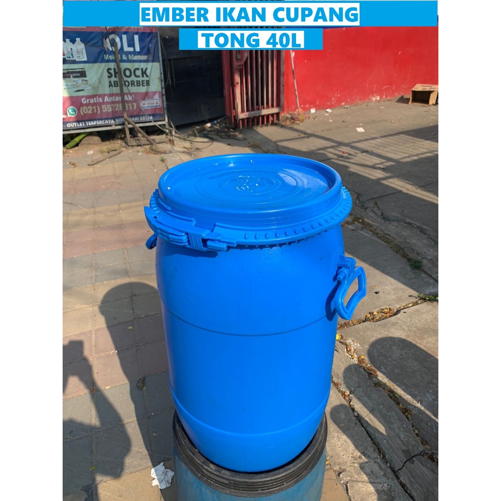 Tempat Sampah/Tong Sampah/Tong Drum Bekas Makanan Murah Tong Drum 40kg