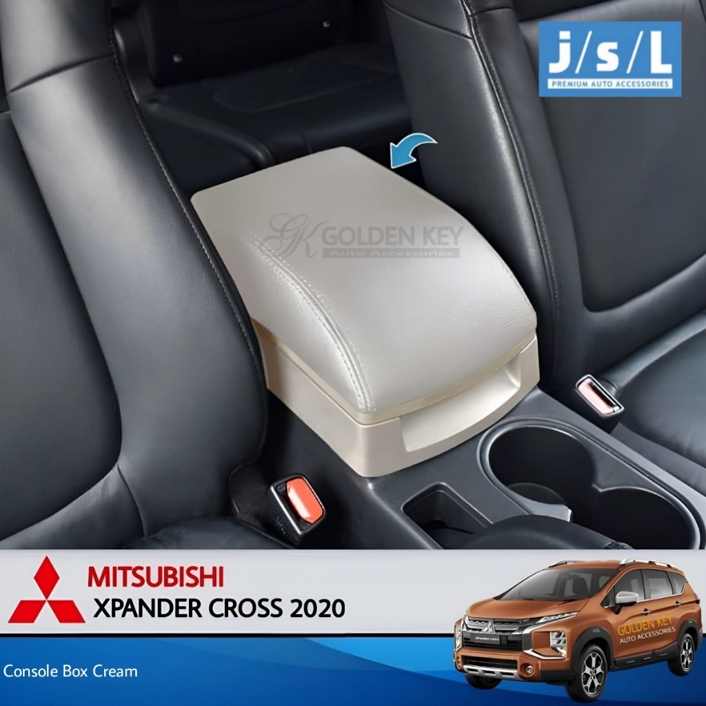 JSL Console Box Xpander Cross 2020 Upper Console Box Arm Rest Cream