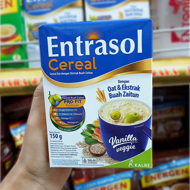 

Entrasol CEREAL VANILLA VEGGIE 5 x 30gr