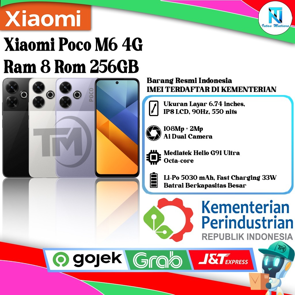 Xiaomi Poco M6 Ram 8GB Rom 256GB