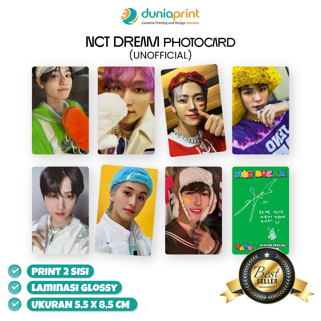 Photocard NCT Dream | Photocard 2 Sisi | PC NCT Dream | NCT Dream Photocard | NCT Dream Photocard IS