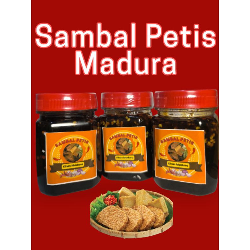 

Sambal Petis Pedas Manis Gurih Asli Khas Madura