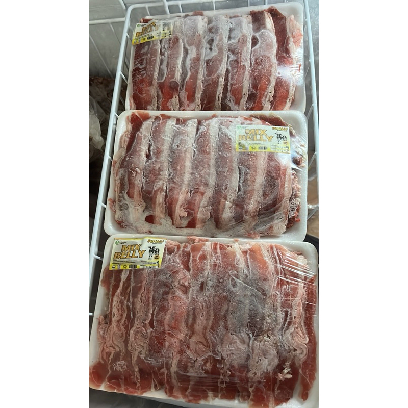 

Daging mix belly 500gr untuk Bbq an el beryl frozen banjarmasin
