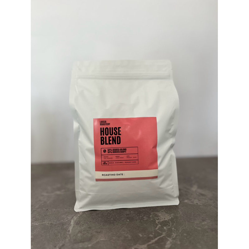 

House Blend 50 Arabika : 50 Robusta - Biji