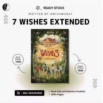 preloved novel 7 wishes [HARD COVER]