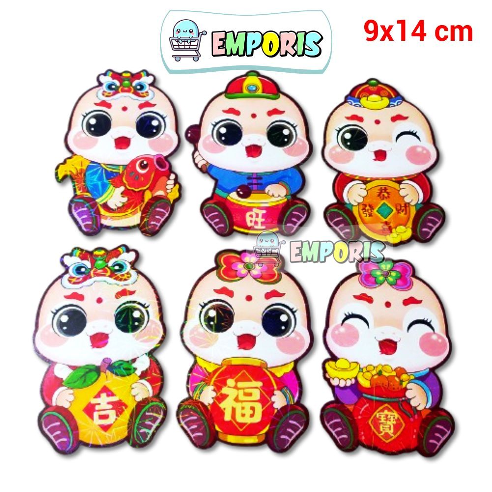 

Angpao Imlek 3D 6 Pcs / Angpao Lucu Unik / Angpau Sincia Tahun Ular 2025