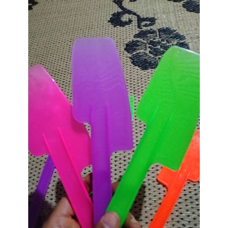 solet/spatula plastik jumbo 6pcs