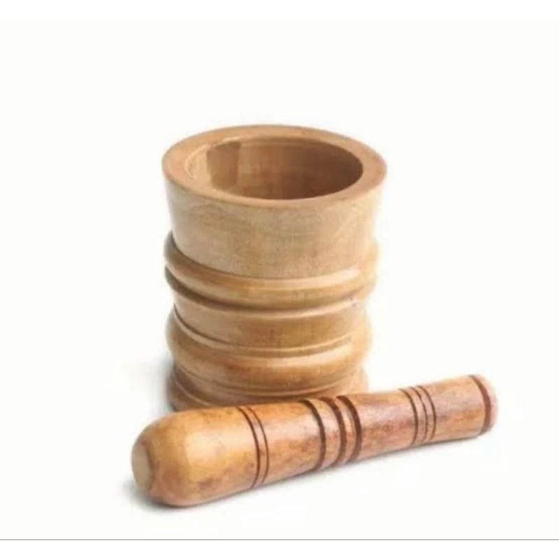 instan Only lesung kayu/lumpang kayu tumbukan kayu Jati besar