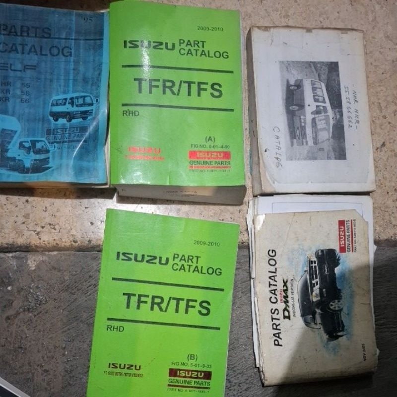 Buku Catalog Isuzu Elf dan Dmax 5 buku